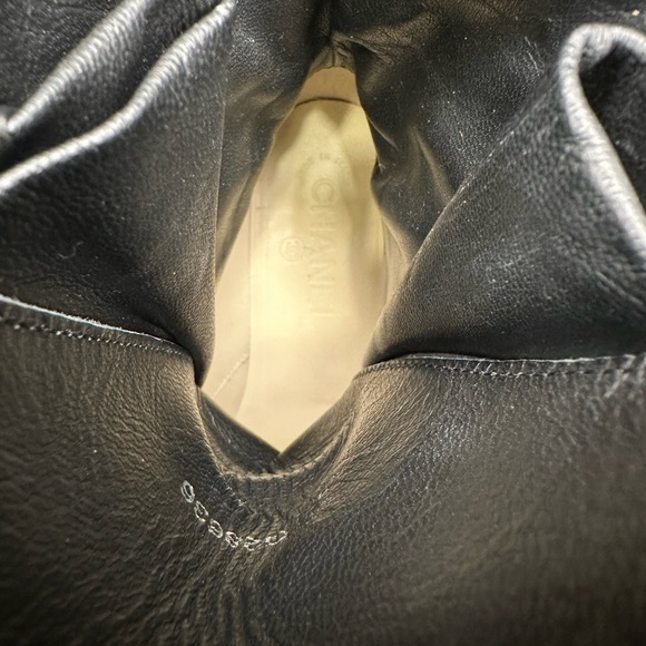 Chanel Leather CC Combat boots size 39.5 - Picture 11 of 14